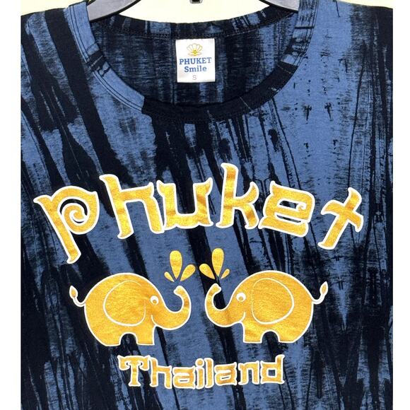 PHUKET SMILE YOUTH CREW NECK SHORT SLEEVE T-SHIRT SIZE SMALL THAILAND CULTURE - Picture 3 of 6